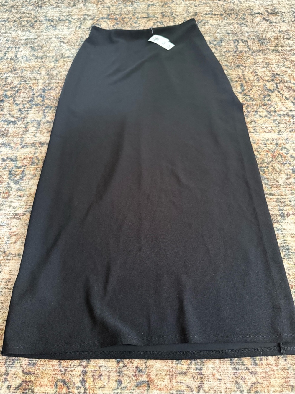 Abercrombie & Fitch Black Maxi Straight Skirt